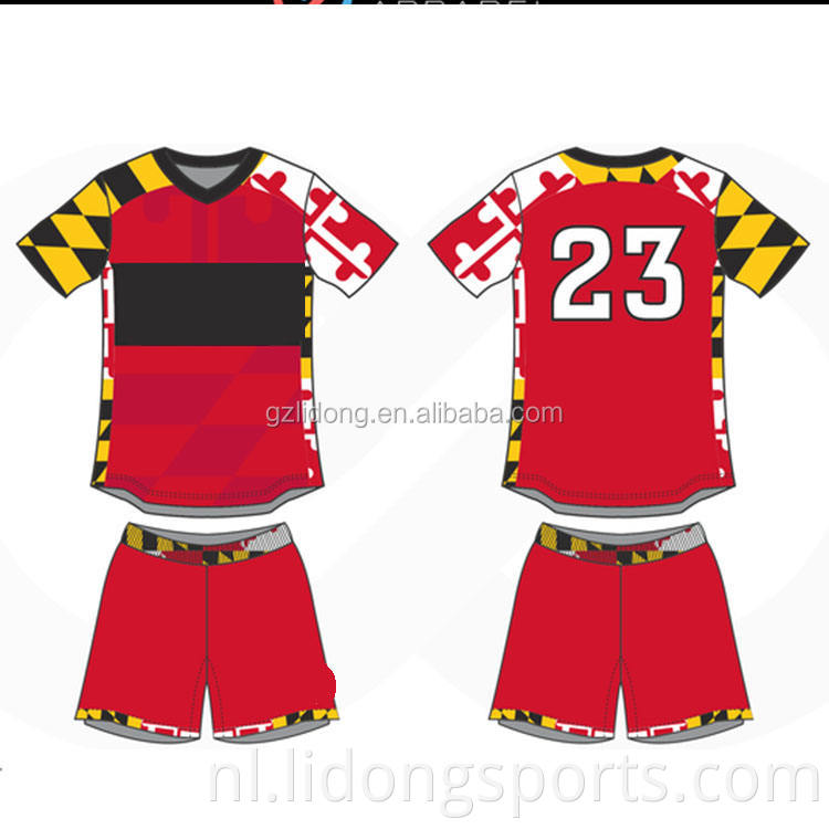 Goedkope Sublimation Custom Soccer Jersey Groothandel Team Bulk Thaise Kwaliteit Voetbal Jersey